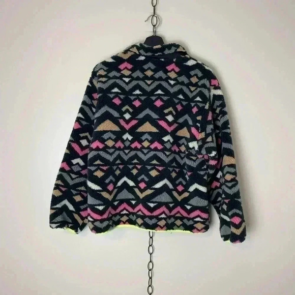 Levi’s 1/4 Zip up  Patterned Fleece - Picture 2 of 4